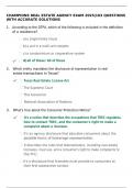 CHAMPIONS REAL ESTATE AGENCY EXAM 2025&vert;103 QUESTIONS WITH ACCURATE SOLUTIONS