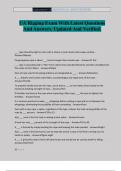 UA Rigging Exam With Latest Questions And Answers&period; Updated And Verified&period;