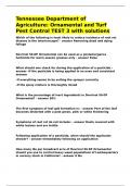 Tennessee Department of Agriculture Ornamental and Turf Pest Control TEST 3 with solutions&period;