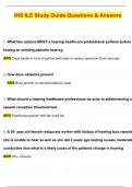 IHS ILE Study Guide Actual 2025 Questions and Answers Latest 100&percnt; Correct