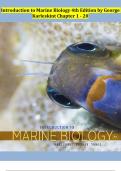 TEST BANK For Introduction to Marine Biology 4th Edition By George Karleskint Chapter 1 - 20 Top Taken Latest Updated Solution 2025