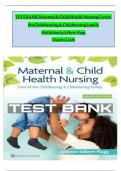 Test Bank  Maternal and Child Health Nursing&colon; Care of the Childbearing and Childrearing Family&comma; 9th Edition by Silbert-Flagg&comma;ISBN&colon;9781975161064 GET IT 100&percnt; ACCURATE&excl;&lpar;Graded A&plus;&rpar; Newest Version