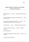AMA Chapter 5 Review Test With Correct Answers&excl;&excl;