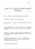 AMA- Ch&period; 12-15 Part 2 With Complete Solutions&excl;&excl;