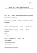 AMA With Correct Answers&excl;&excl;