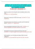 AWHONN ADVANCED FETAL MONITORING EXAM 2025-2026&period; REAL EXAM QUESTIONS WITH CORRECT AND VERIFIED ANSWERS&period; ALREADY GRADED A&plus;&period;