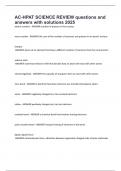 AC-HPAT EXAM PACKAGE DEAL QUESTIONS AND ANSWERS WITH VERIFIED SOLUTIONS UPDATED 2025