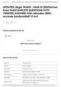 UPDATED&colon; Regis&colon; NU650 - Week 15 &lpar;2025&rpar;Actual Exam Test&vert;COMPLETE QUESTIONS WITH VERIFIED ANSWERS With rationales &lpar;100&percnt; Accurate Solutions&rpar;&vert;GET IT A&plus;&excl;&excl;