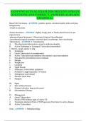 AANP FNP ACTUAL EXAM 2025&sol; RECENT UPDATE QUESTIONS AND CORRECT ANSWERS ALREADY GRADED A&plus;