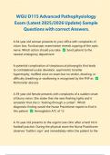 WGU D115&sol;WGUD115 Advanced Pathophysiology Exams PACKAGE DEAL &vert; BUNDLE contains the Latest 2025&sol;2026 Exams&comma; practice test&comma; prep quiz&comma; Units 2-7&comma; OA Prep test&comma; comprehensive quiz&comma; Test Banks and updated study guide - Everything you need to pass WGU D115 is 
