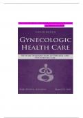 ISBN&colon; 9781284182347  TEST BANK For Gynecologic Health Care&colon; With an Introduction to Prenatal and Postpartum Care&comma; 4th Edition by Kerri Durnell Schuiling&comma; Verified Chapters 1 - 35&comma; Complete Newest Version