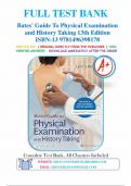 Test Bank for Bates&rsquo; Guide To Physical Examination and History Taking 13th Edition by Lynn S&period; Bickley&comma; Peter G&period; Szilagyi&comma; Richard M&period; Hoffman & Rainier P&period; Soriano