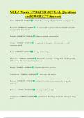 VCLA Vocab UPDATED ACTUAL Questions and CORRECT Answers