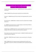 Locksmith Exam Questions Answered 100&percnt; Correct&vert; 100&percnt; Pass Assured