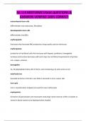 NS 119 MIDTERM2 EXAM QUESTIONS & ANSWERS VERIFIED 100&percnt; CORRECT