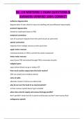 NS 119 MIDTERM 1 EXAM QUESTIONS & ANSWERS VERIFIED 100&percnt; CORRECT