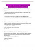 NS 119 FINAL EXAM REVIEW QUESTIONS & ANSWERS VERIFIED 100&percnt; CORRECT