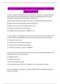 NS 119 EXAM QUESTIONS & ANSWERS VERIFIED 100&percnt; CORRECT
