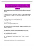 NS 119 CENTRAL LINES AND PICC LINES- FINAL EXAM QUESTIONS & ANSWERS VERIFIED 100&percnt; CORRECT