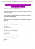 NS 119 TEST 2 EXAM QUESTIONS & ANSWERS VERIFIED 100&percnt; CORRECT
