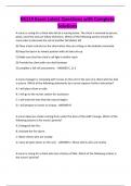 NS119 Exam Latest Questions with Complete Solutions