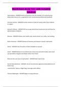 NS119 Exam Study Test- with Complete Solutions