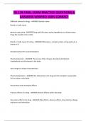 NS 119 EXAMS BUNDLE &vert;Questions and Answers Fully Solved