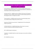 NS 119 EXAMS BUNDLE &vert;Questions and Answers Fully Solved