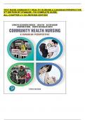 COMPLETE TEST BANK FOR COMMUNITY HEALTH NURSING A CANADIAN PERSPECTIVE 5TH EDITION BY STAMLER&comma; YIU COMPLETE GUIDE ALL CHAPTER &lpar;1-33&rpar; REVISED EDITION