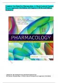 Complete Test Bank For Pharmacology&period; A Client-Centered Nursing  Process Approach 11th Edition All Chapters 1-58 Revised Edition  Graded A&plus;