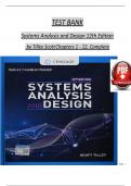 TEST BANK Systems Analysis and Design 12th Edition  by Tilley Scott Chapters 1 - 12&comma; Complete 