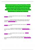 Texas Commission on Fire Protection &lpar;TCFP&rpar; Driver Operator Test Questions and Answers