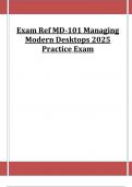 Exam Ref MD-101 Managing Modern Desktops 2025 Practice Exam 