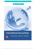 Test Bank for International Accounting&comma; 6th Edition by Timothy Doupnik and Finn Chapters 1-12 Covered &vert;&vert;A&plus; Guide