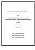 Instructor&rsquo;s Resource Manual and Test Bank for Dynamic Social Studies 11th Edition by George Maxim&comma; Chapter 1-13