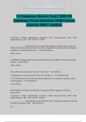E-Commerce- Review Test 1 2025 &lpar;50 Questions&rpar; Exam Questions With Correct Answers 100&percnt; Verified&period;