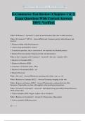 E-Commerce Test Review &lpar;Chapters 1 & 2&rpar; Exam Questions With Correct Answers 100&percnt; Verified&period;