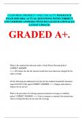 CALIFORNIA PROPERTY AND CASUALTY INSURANCE  EXAM 2025-2026&period; ACTUAL QUESTIONS WITH CORRECT AND VERIFIED ANSWERS WITH DETAILED RATIONALES&period; LATEST UPDATE&period; GRADED A&plus;&period;
