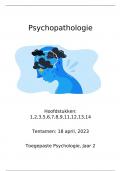 Uitgebreide samenvatting "Psychiatrie&comma; een inleiding" 