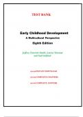 Test Bank for Early Childhood Development&colon; A Multicultural Perspective 8th Edition by Jeffrey Trawick-Smith&comma; Chapter 1-18