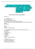 Test bank for Cost Accounting 15th Edition by Charles T&period; Horngren Srikant M&period; Datar and Madhav V&period; Rajan &lpar;2025&rpar; QUESTIONS AND CORRECT &vert;ANSWER  VERIFIED BY EXPERTS&vert; GRADED A&plus;&vert;