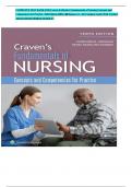 COMPLETE TEST BANK FOR Craven & Hirnle's Fundamentals of Nursing Concepts and Competencies for Practice 10th Edition &lpar;2025&rpar; &vert;All Chapters &lpar;1 &ndash; 43&rpar; Complete Guide With Verified Answers Revised Edition Graded A&plus;