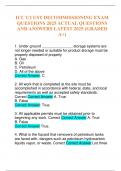 ICC U2 UST DECOMMISSIONING EXAM QUESTIONS 2025 ACTUAL QUESTIONS AND ANSWERS LATEST 2025 &lpar;GRADED A&plus;&rpar;