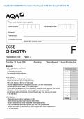 AQA GCSE CHEMISTRY Foundation Tier Paper 2 JUNE 2024 Merged QP AND MS