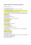 Refrigeration&sol;RETA Safety Study Questions