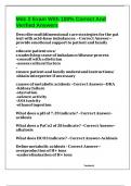 Mdc 2 Exam With 100&percnt; Correct And Verified Answers
