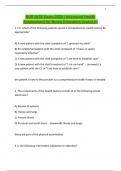 NUR 643E Exam 2025 &vert; Advanced Health Assessment for Nurse Educators Graded A&plus;