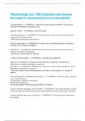 Pharmacology test 1 WCU Questions and Answers  Best rated A&plus; Guaranteed Success Latest Update Contraindication - ANSW&period;&period;situation&lpar;s&rpar; when a drug should NOT be used &lpar;ex&period;  drug-drug interactions&comma; pregnancy&comma; etc&period;&rpar; adverse effects - ANSW&period;&period;harmful effects