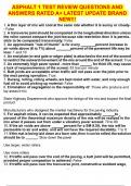 ASPHALT 1 TEST REVIEW QUESTIONS AND ANSWERS RATED A&plus; LATEST UPDATE BRAND NEW&excl;&excl;&excl;
