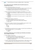 Corporate Performance&comma; Governance&comma; and Business Ethics &ndash; Question Bank with Answers at the End &vert; Governance Models&comma; Ethical Decision-Making&comma; and Corporate Social Responsibility